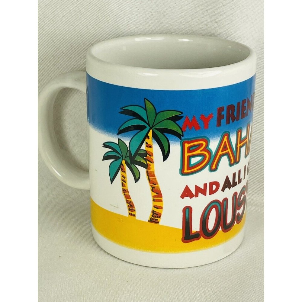 My friends Visited Bahamas All I Got  Was This Lousy Mug White Coffee Cup 12 Oz